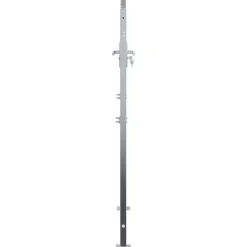 vidaXL Puerta de jardín Plateado 85 x 144 cm Acero inoxidable Hot