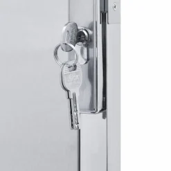 vidaXL Puerta de jardín Plateado 85 x 144 cm Acero inoxidable Hot