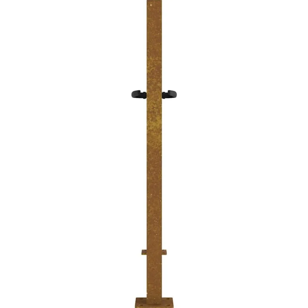 vidaXL Puerta de jardín 100x75 cm de acero corten Rusty Clearance