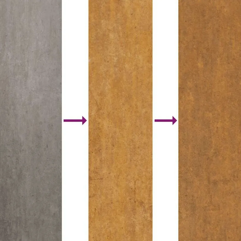 vidaXL Puerta de jardín 100x75 cm de acero corten Rusty Clearance