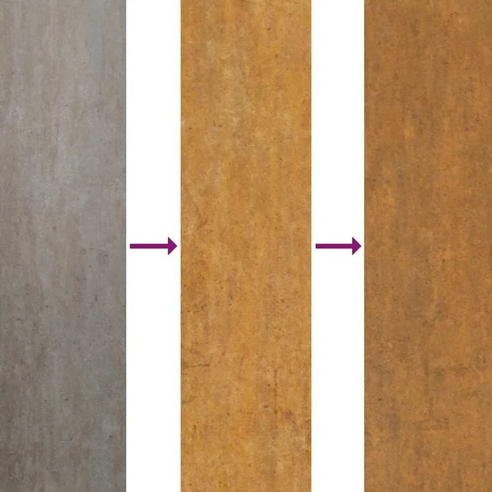 vidaXL Vallas De Jardín-Puerta de jardín 100x100 cm de acero corten con diseño de cruz