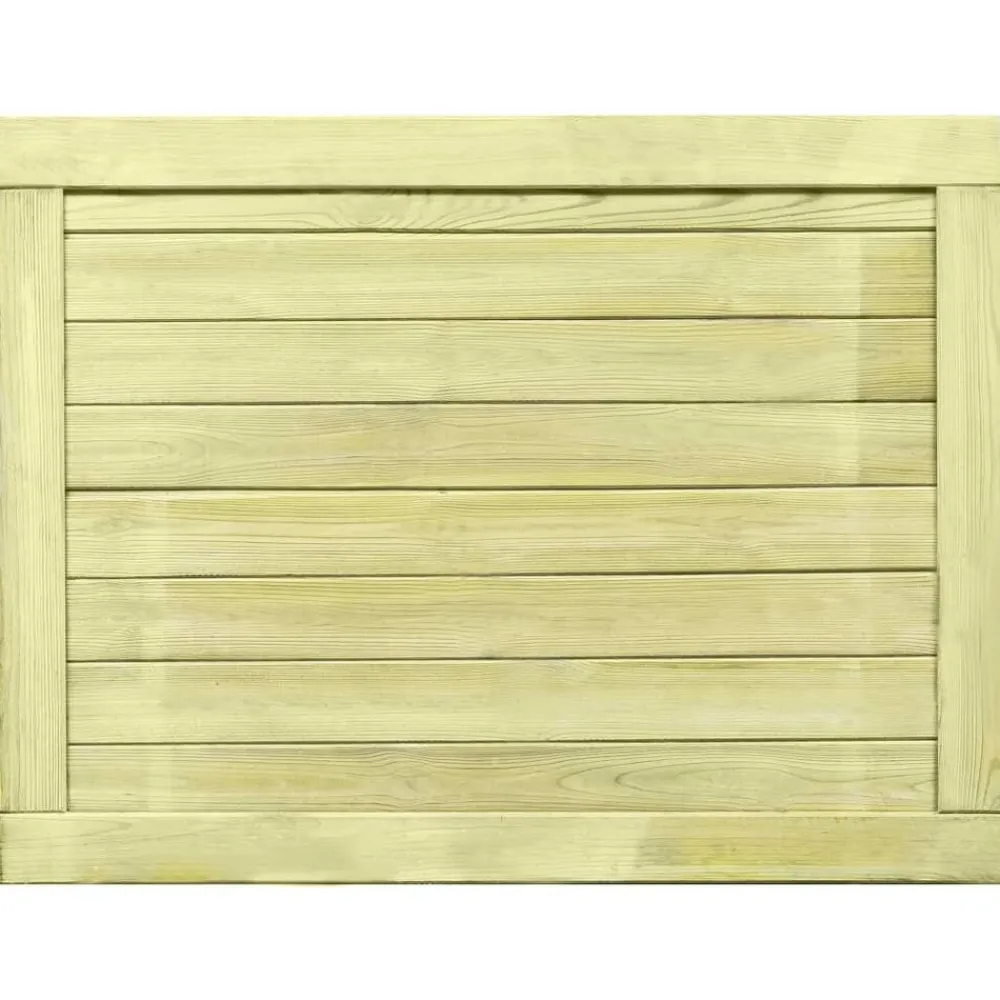 vidaXL Puerta de valla de jardín madera pino impregnada 75x100 cm Sale