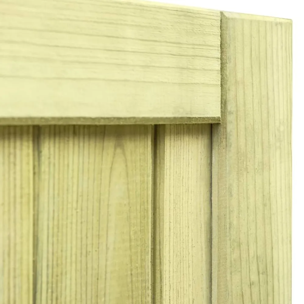 vidaXL Puerta de valla de jardín madera pino impregnada 75x100 cm Sale