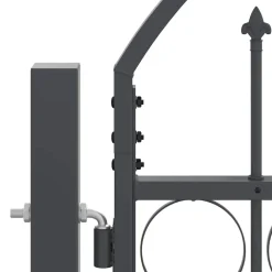 vidaXL Vallas De Jardín-Puerta de valla jardín con parte superior arqueada Assen