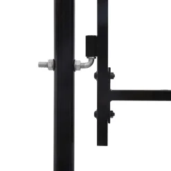 vidaXL Vallas De Jardín-Puerta de valla jardín con parte superior arqueada 400 x 175 cm