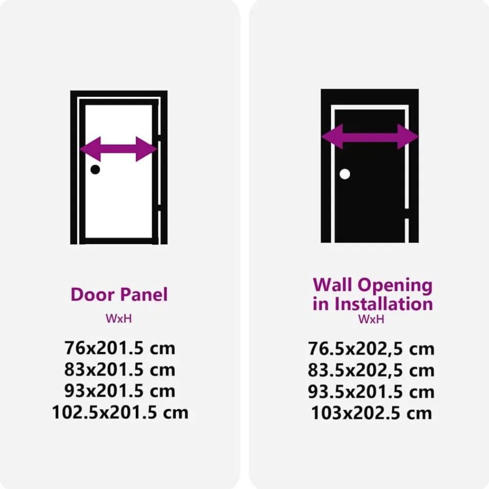 vidaXL Puerta de Vidrio Calado 76 x 3.5 x 201.5 cm Aluminio Negro Clearance