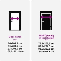 vidaXL Materiales De Construcción-Puerta de Vidrio Rayado 76 x 3.5 x 201.5 cm Aluminio