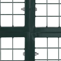 vidaXL Vallas De Jardín-Puerta doble para valla de 300x150 cm acero con recubrimiento en polvo