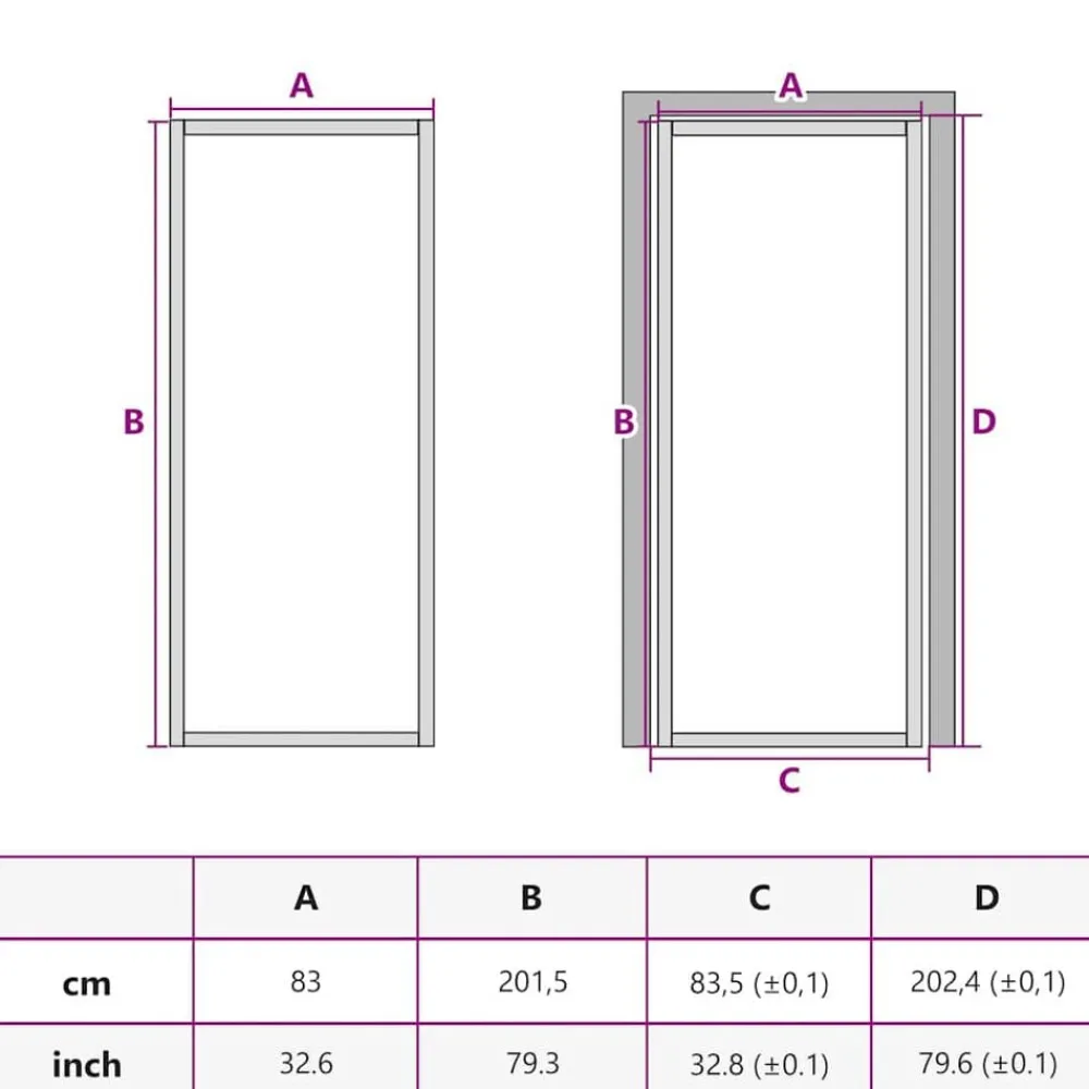 vidaXL Puerta interior vidrio EGS y aluminio blanco 83x201,5 cm Blanco y transparente oscuro Discount
