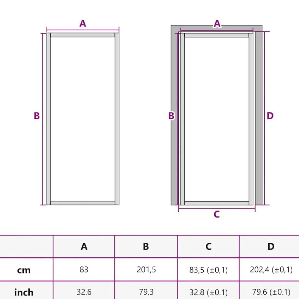vidaXL Puerta interior vidrio EGS y aluminio blanco 83x201,5 cm Blanco y transparente oscuro Sale