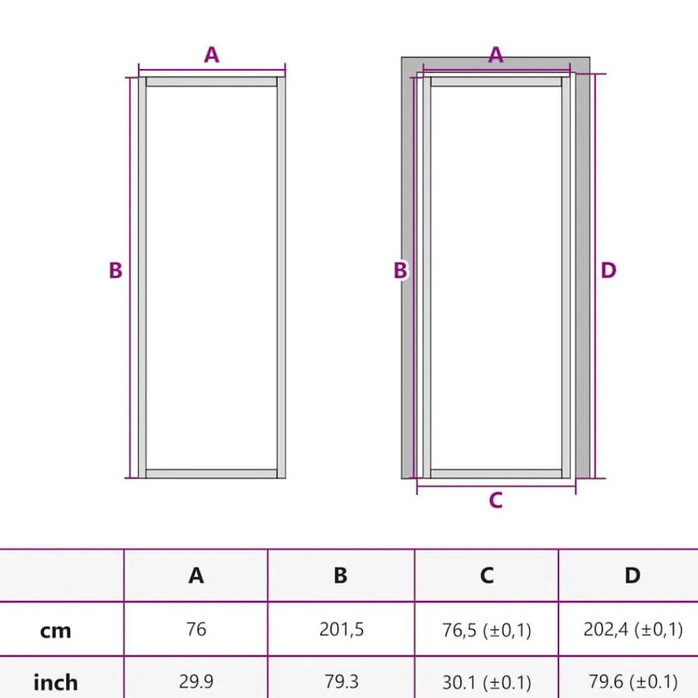 vidaXL Puerta interior vidrio ESG y aluminio negro 76x201,5 cm Negro y transparente Online
