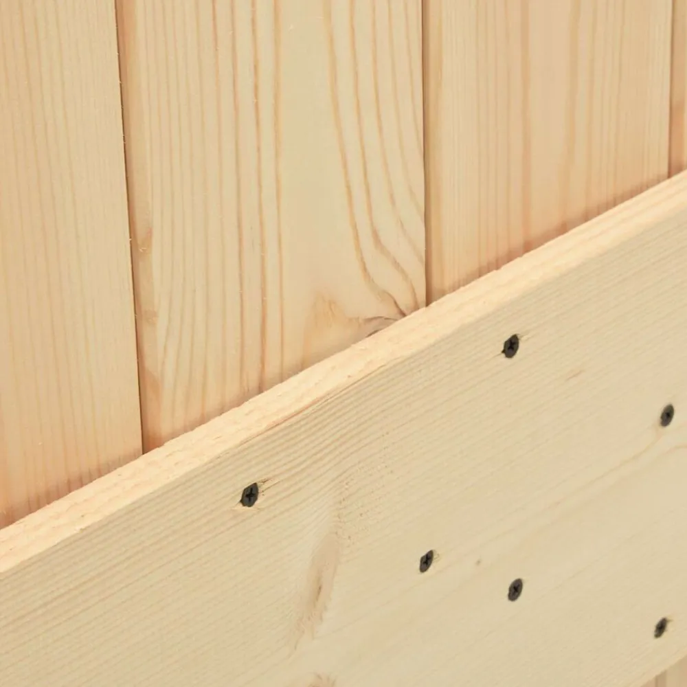 vidaXL Puerta NARVIK 70 x 210 cm Madera de Pino Sólido Natural Outlet
