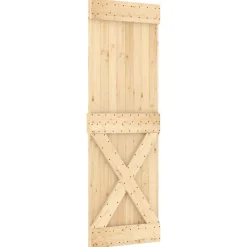 vidaXL Materiales De Construcción-Puerta NARVIK 70 x 210 cm Madera de Pino Sólido