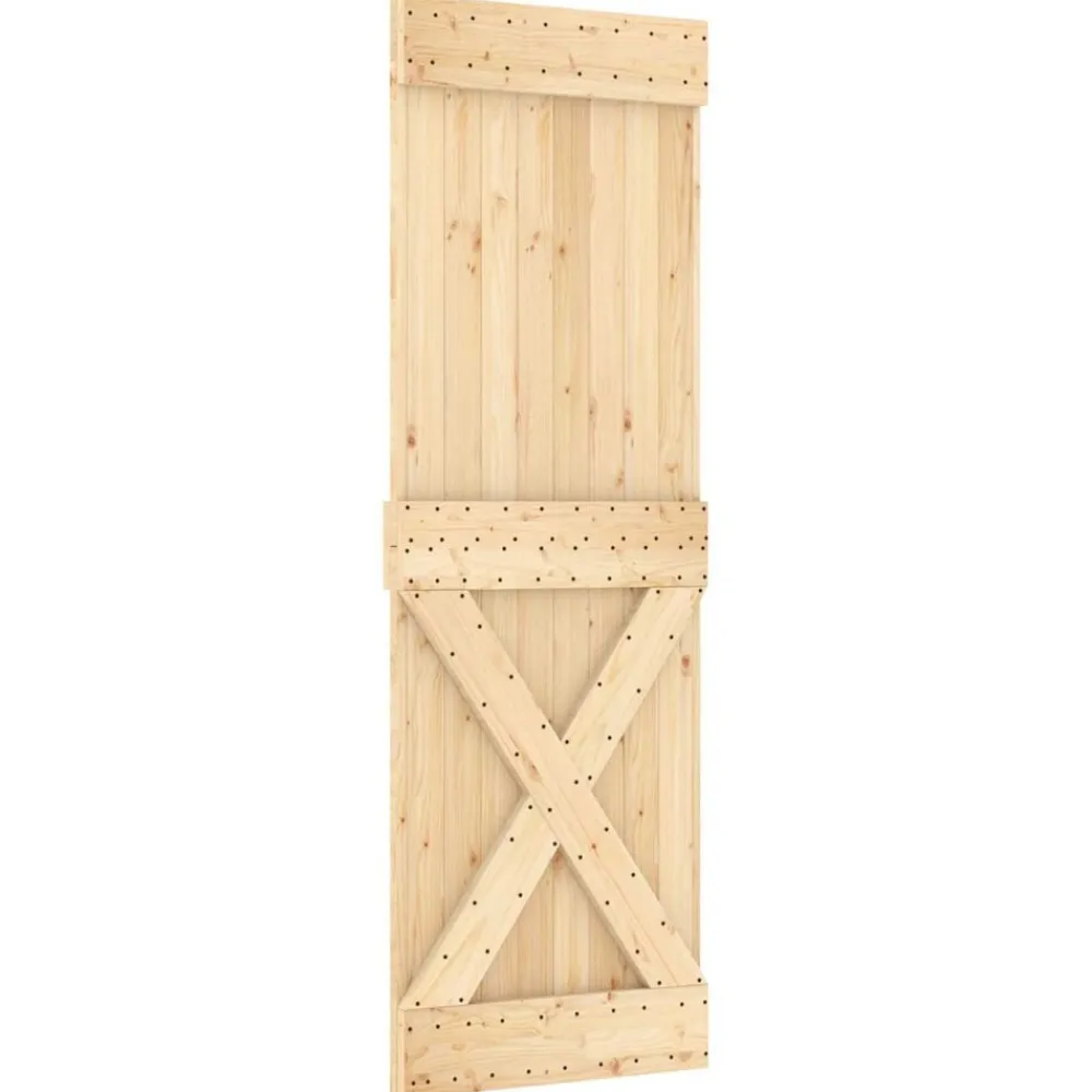 vidaXL Materiales De Construcción-Puerta NARVIK 70 x 210 cm Madera de Pino Sólido