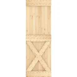 vidaXL Materiales De Construcción-Puerta NARVIK 70 x 210 cm Madera de Pino Sólido