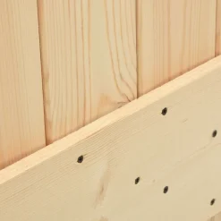 vidaXL Puerta NARVIK 70 x 210 cm Madera de Pino Sólido Natural