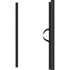 vidaXL Puerta retráctil para mascotas negra 82,5x125 cm Negro Sale