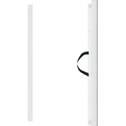 vidaXL Puerta retráctil para mascotas blanca 82,5x125 cm Blanco Sale