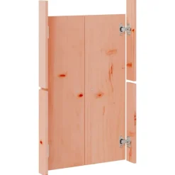vidaXL Puertas cocina exterior MEPPEL 2 uds madera maciza Douglas 50x9x82 cm Douglas natural New