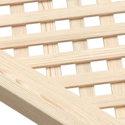 vidaXL Accesorios De Bricolaje-Puertas de armario entramado 2 uds madera pino 39,5x39,5cm
