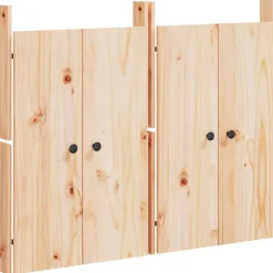 vidaXL Accesorios De Bricolaje-Puertas de cocina exterior MEPPEL 2 uds madera maciza pino 50x9x82 cm