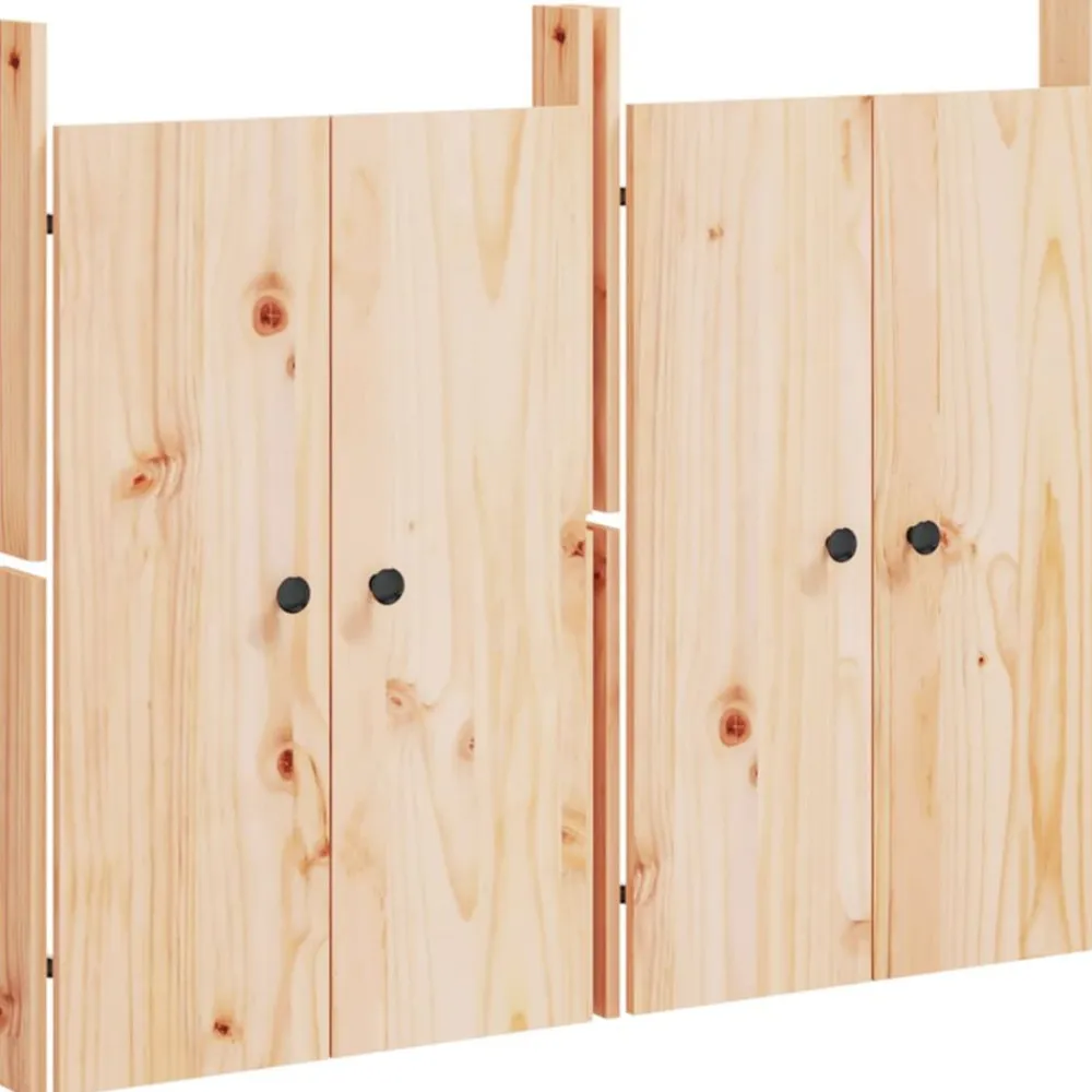 vidaXL Accesorios De Bricolaje-Puertas de cocina exterior MEPPEL 2 uds madera maciza pino 50x9x82 cm
