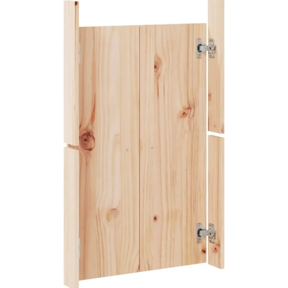 vidaXL Accesorios De Bricolaje-Puertas de cocina exterior MEPPEL 2 uds madera maciza pino 50x9x82 cm