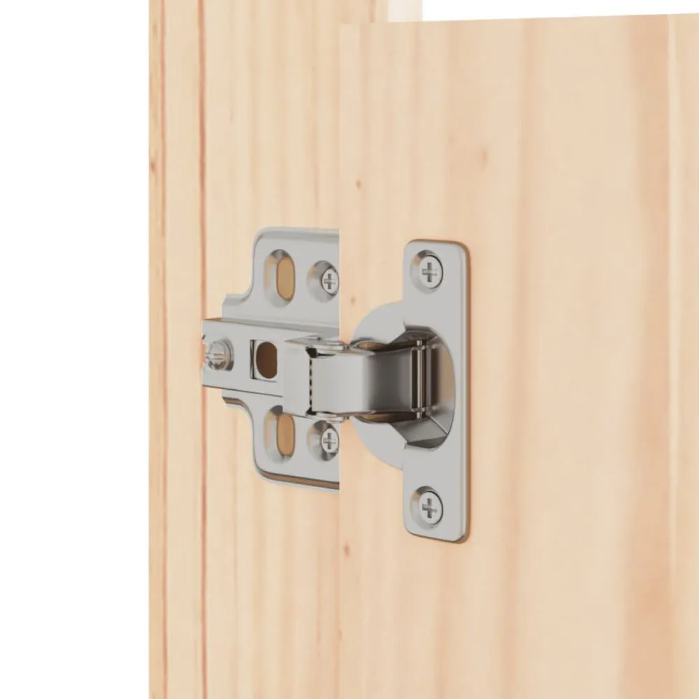 vidaXL Accesorios De Bricolaje-Puertas de cocina exterior MEPPEL 2 uds madera maciza pino 50x9x82 cm