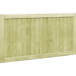 vidaXL Vallas De Jardín-Puertas de valla madera de pino impregnada 300x75 cm 2 uds
