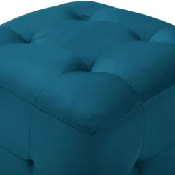 vidaXL Otomanas-Puf 2 unidades terciopelo 30x30x30 cm