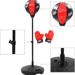 vidaXL Juguetes-Punching ball de boxeo para niños 87-120 cm