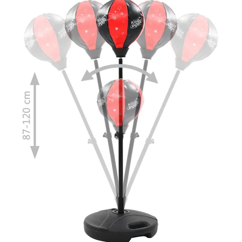 vidaXL Juguetes-Punching ball de boxeo para niños 87-120 cm