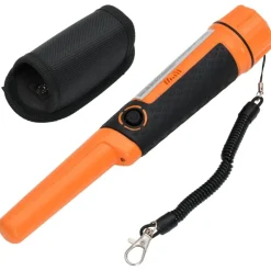 vidaXL Dispositivos De Detección Y Cinturones-Puntero detector de metales naranja