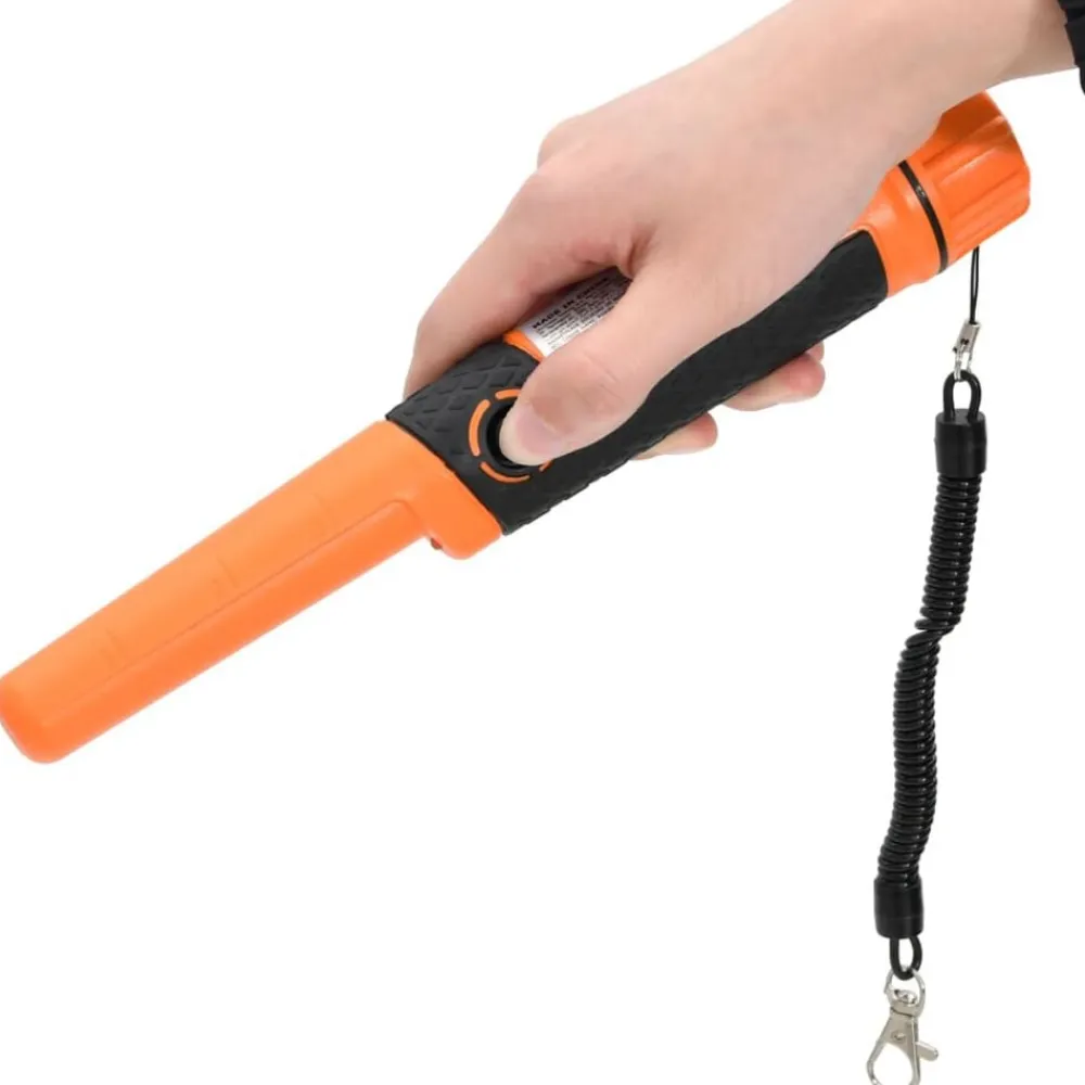 vidaXL Dispositivos De Detección Y Cinturones-Puntero detector de metales naranja