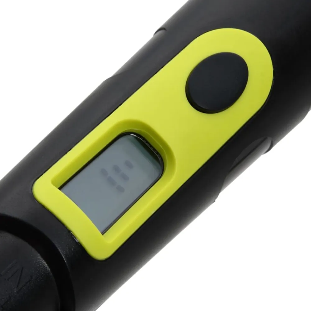 vidaXL Puntero detector de metales con pantalla LCD negro y amarillo Online