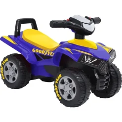 vidaXL Quad correpasillos infantil Good Year Azul Clearance