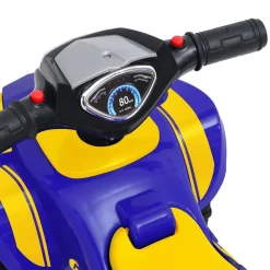 vidaXL Quad correpasillos infantil Good Year Azul Clearance
