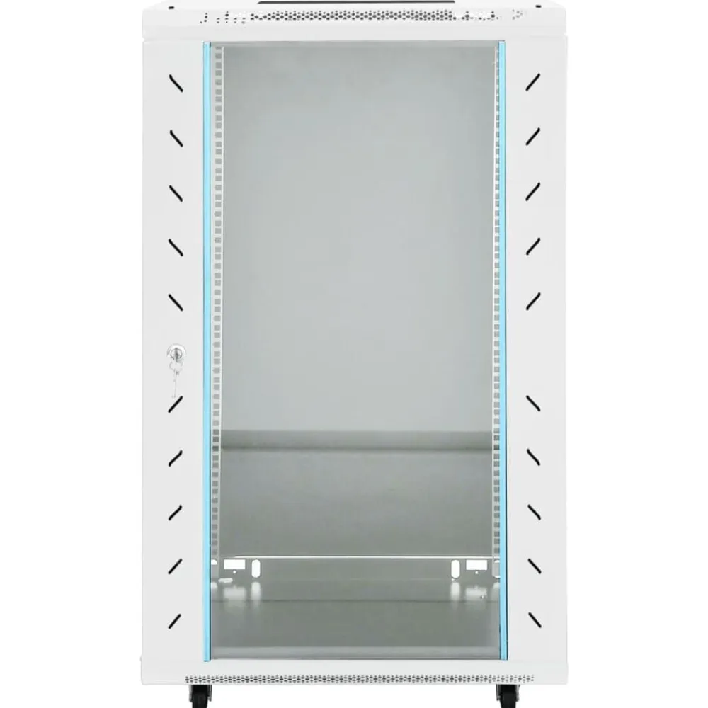 vidaXL Electrónica-Rack de servidores patas giratorias 18U 19" IP20 60x60x100 cm