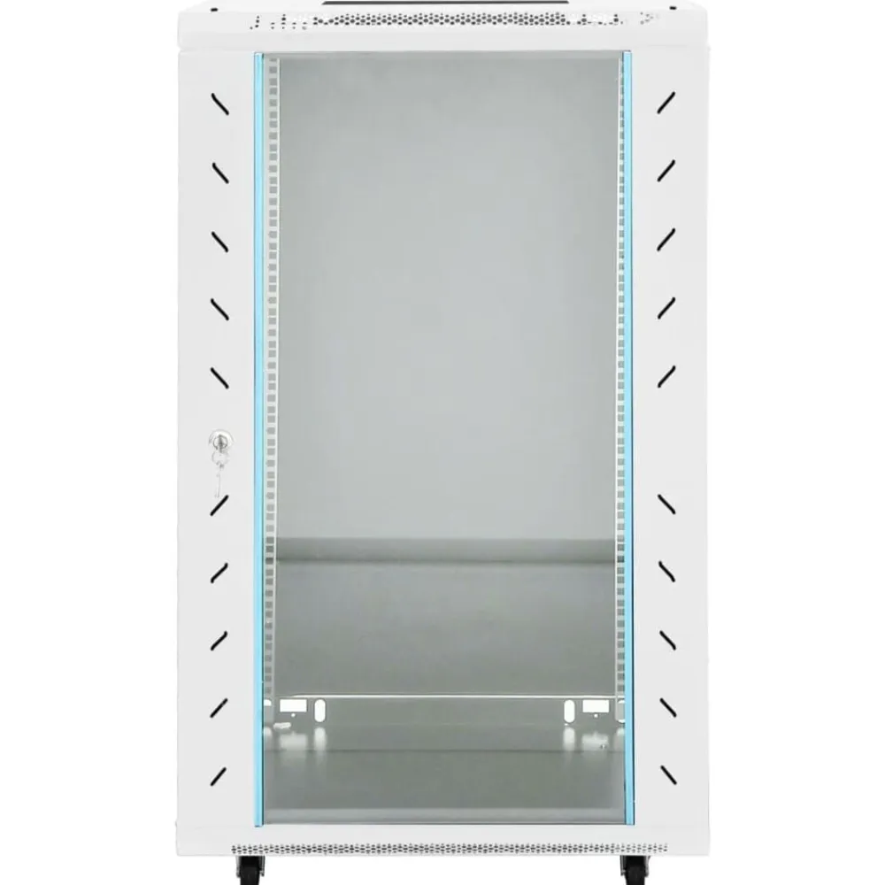 vidaXL Electrónica-Rack de servidores 15U 19" IP20 negro 60x60x100 cm