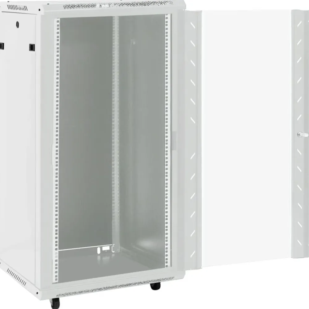 vidaXL Electrónica-Rack de servidores patas giratorias 22U 19" IP20 60x60x120 cm