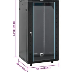 vidaXL Electrónica-Rack de servidores 22U 19