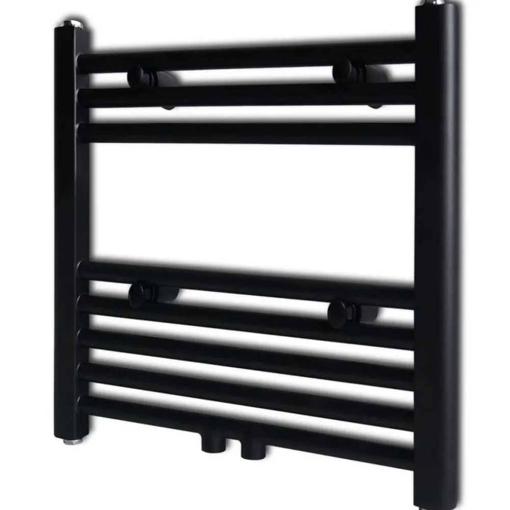 vidaXL Electrodomésticos-Radiador toallero de baño recto 480x480 mm