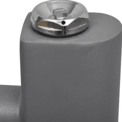vidaXL Electrodomésticos-Radiador toallero de baño curvo 480x480 mm