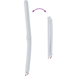 vidaXL Piezas Y Accesorios Para Vehículos-Rampa de motocicleta 680 kg 2 pcs Plateado 205 x 28 x 5 cm