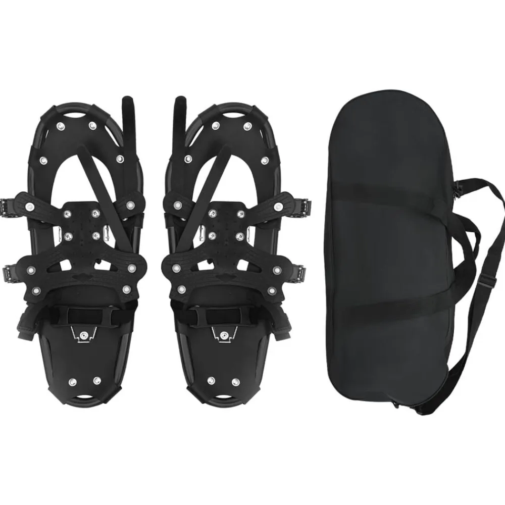 vidaXL Actividades Al Aire Libre-Raquetas de Nieve 3 en 1 53,5 x 21 cm Aluminio y HDPE