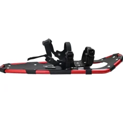 vidaXL Raquetas de nieve 3 en 1 con bastones de senderismo 53 x 21 cm Rojo Best