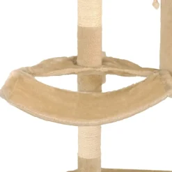 vidaXL Rascador de gatos de pared con poste de sisal 194 cm Beige Online