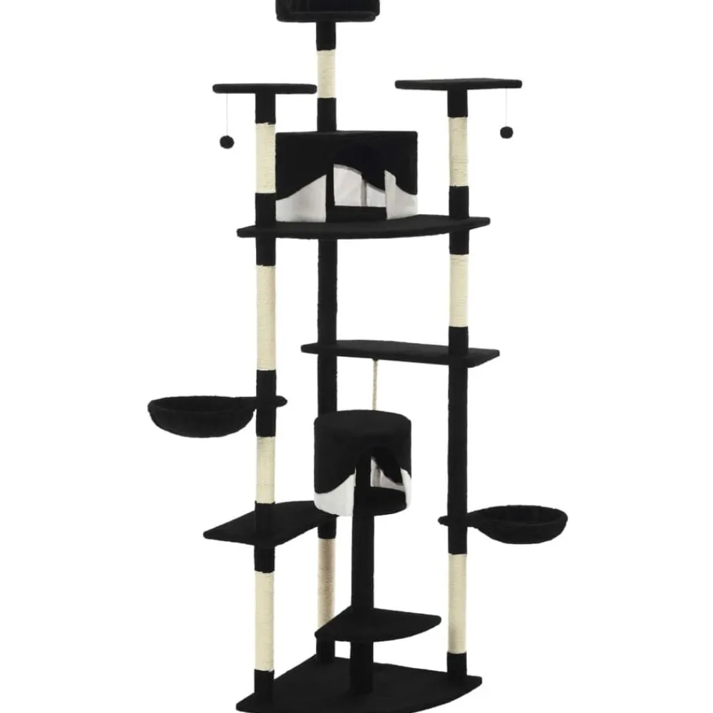 vidaXL Productos Para Mascotas-Rascador para gatos con poste de sisal 203 cm
