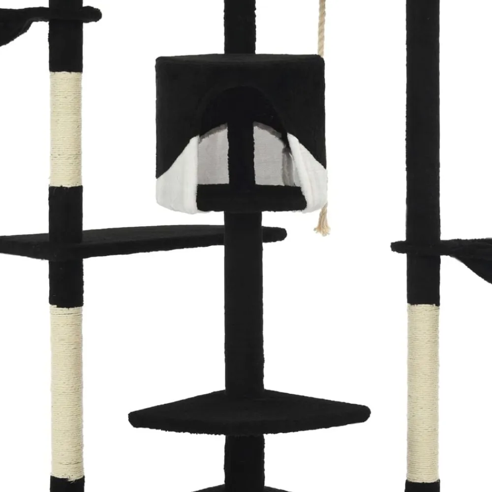 vidaXL Productos Para Mascotas-Rascador para gatos con poste de sisal 203 cm