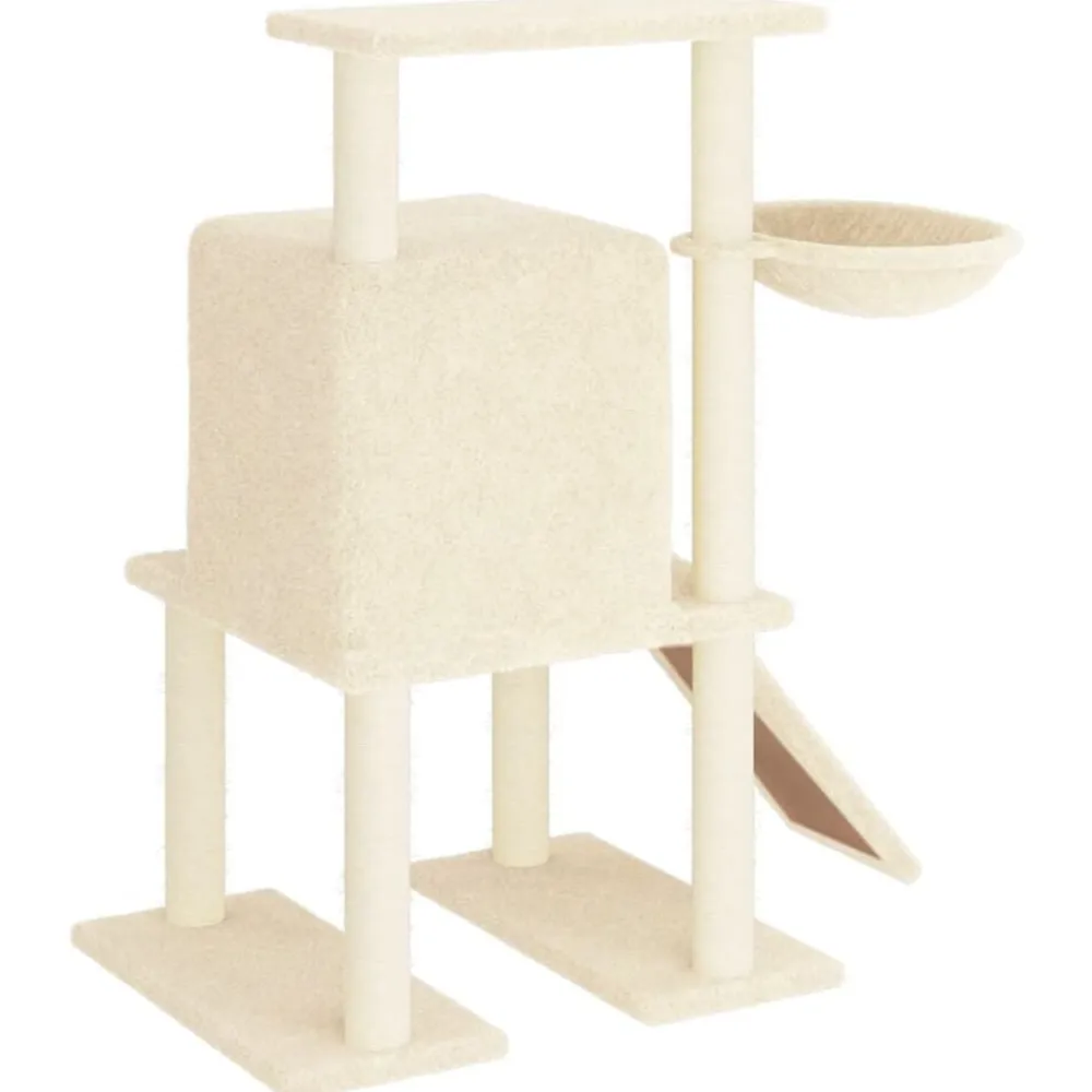 vidaXL Productos Para Mascotas-Rascador para gatos con postes de sisal color 96,5 cm